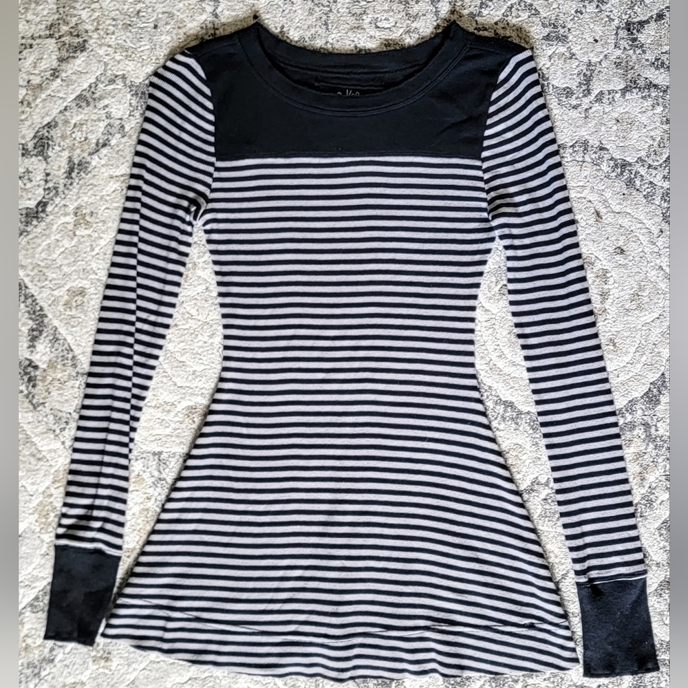 M VTG Y2K Babydoll Grunge Bella Swan Emo Gothic Longline Long Sleeve Mudd Cotton